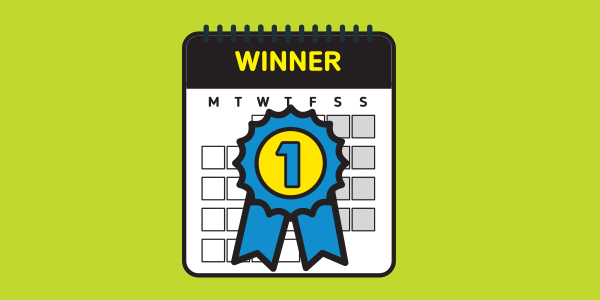 A first place rosette